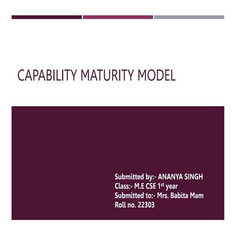 Capability Maturity Model (CMM).ppt
