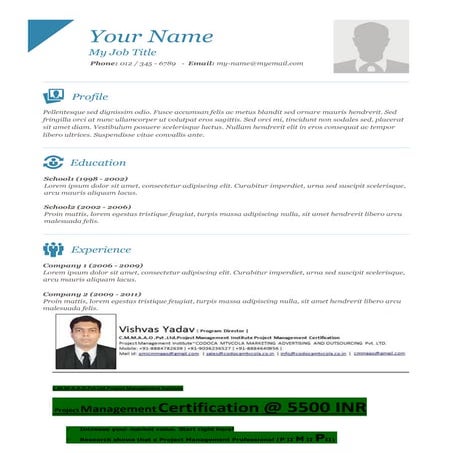 Cmmaao pmi-resume template-14