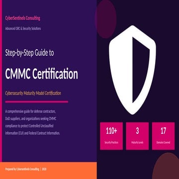 Comprehensive CMMC 2.0 Implementation Roadmap for Defense Contractors ...