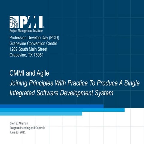 CMMI and Agile