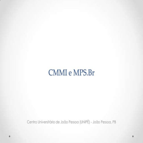Cmmi e mps.Br