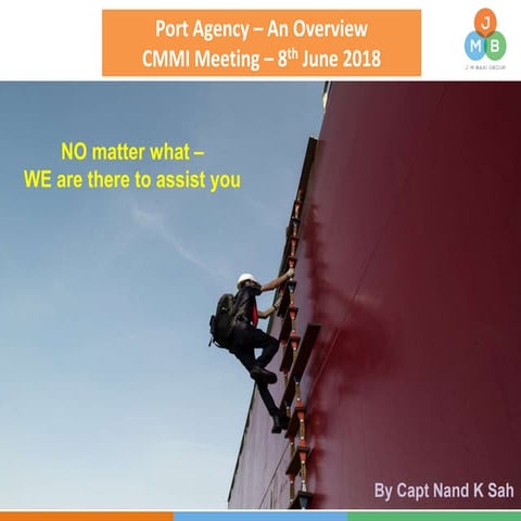 CMMI Presentation - 8th June 2018 - Capt Nand K Sah