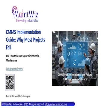 Comprehensive Guide to Successful CMMS Implementation and Avoiding ...