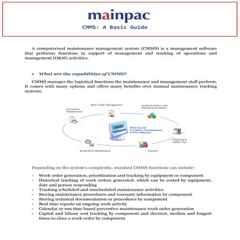 Cmms a basic guide