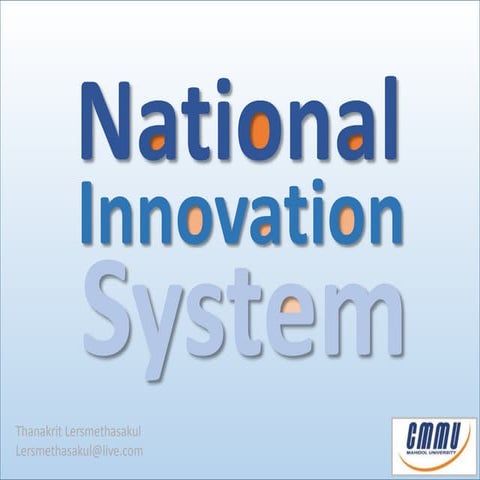 National Innovation Systems