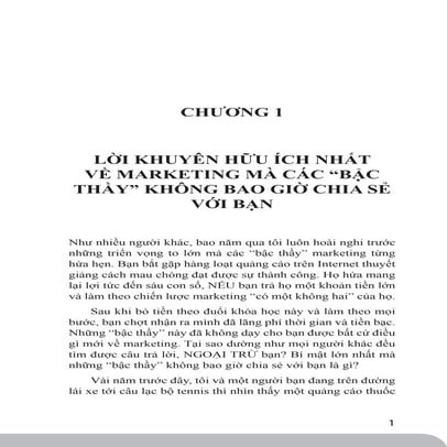 Trích dẫn Cẩm nang Marketing