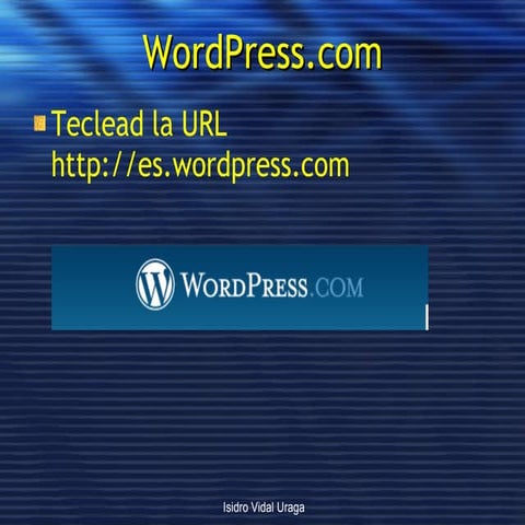 Cmo Crear Un Blog En Wordpresscom 113