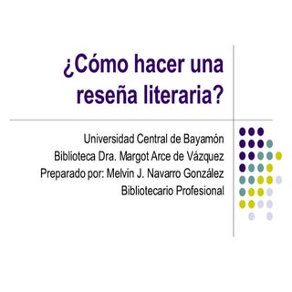 ¿Cómo preparar una reseña literaria?