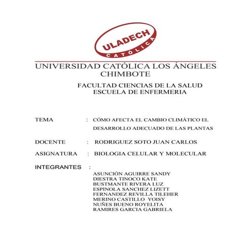 ¡Cómo afecta el cambio climático el desarrollo adecuado de las plantas?