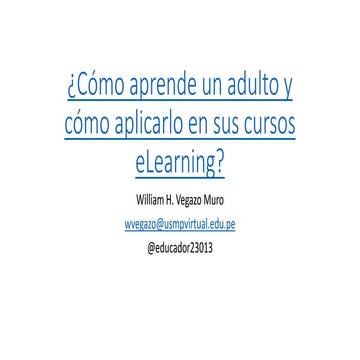 Cómo aprende un adulto y cómo aplicarlo 