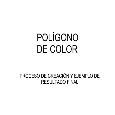 Cómo construir un polígono de color