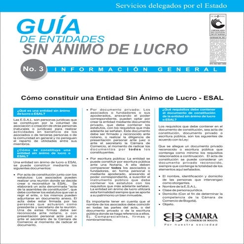 Como crear una ONG en colombia