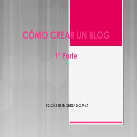 Cómo crear un blog1