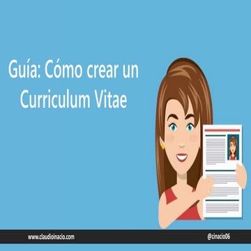 Cómo crear un curriculum vitae perfecto en 2019