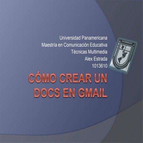 Cómo crear un docs en gmail