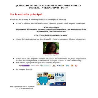 Cómo debo organizar mi blog