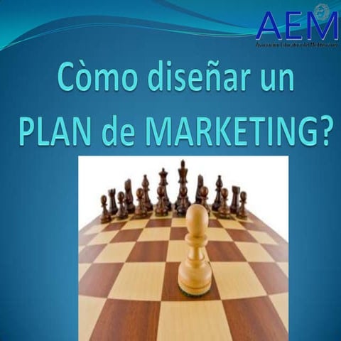 Còmo diseñar un plan de marketing