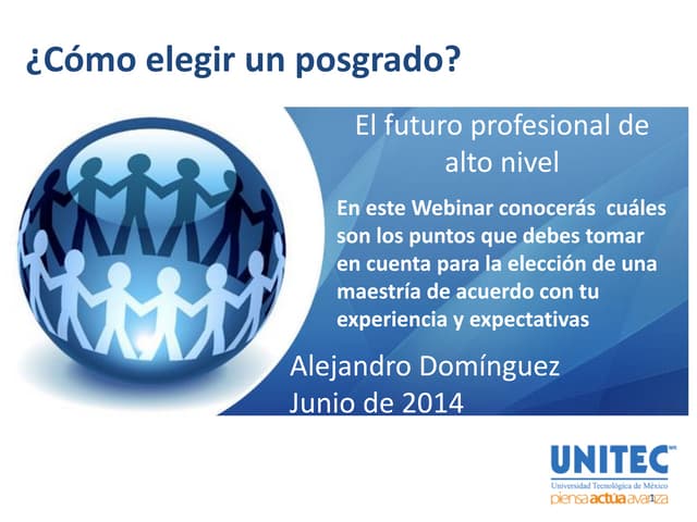 Cómo elegir un posgrado   webinar