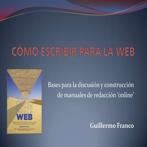 Cómo escribir para la web