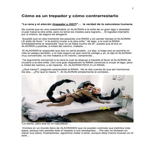 Cómo es un trepador y cómo contrarrestarlo