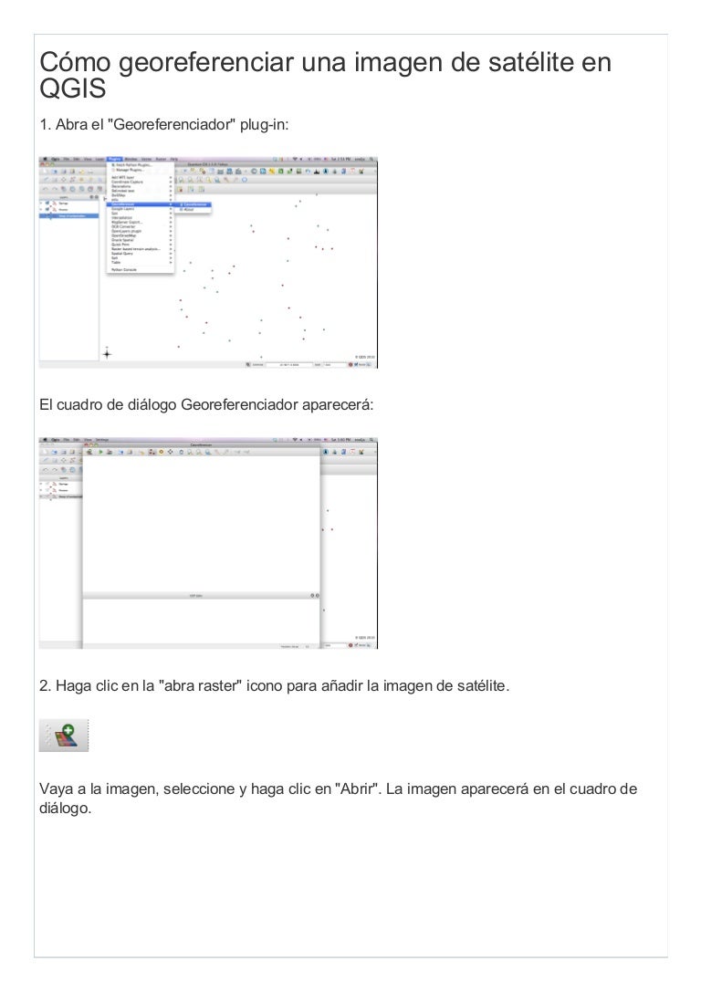 Georreferenciar Una Imagen En Qgis 3 Youtube