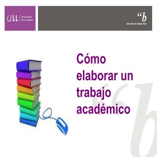 Cómo hacer un trabajo académico