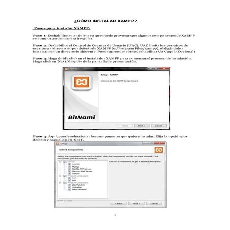 Cómo instalar xampp