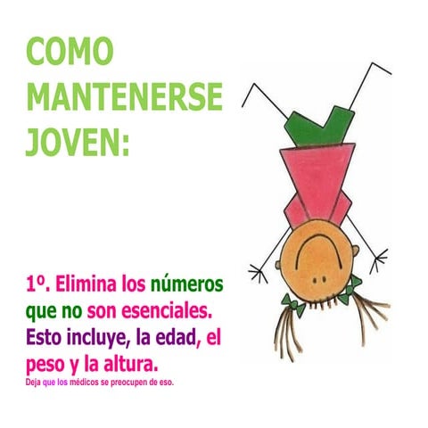 Cmo mantenerse joven