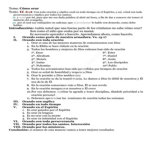 Cómo orar | PDF