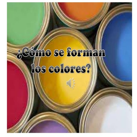Diapositivas los colores exposición en niños de primaria. | PPTX