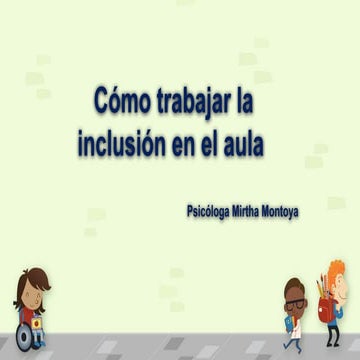 Estrategias y Normativas para la Inclusión Educativa en el Aula | PPTX