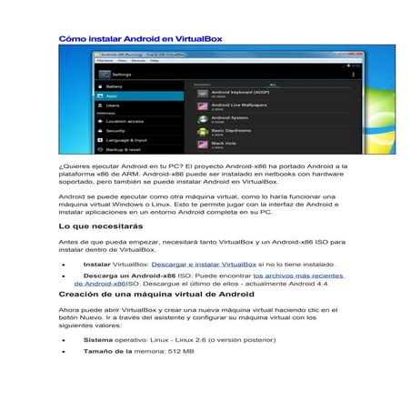 Cómo utilizar Android Virtual