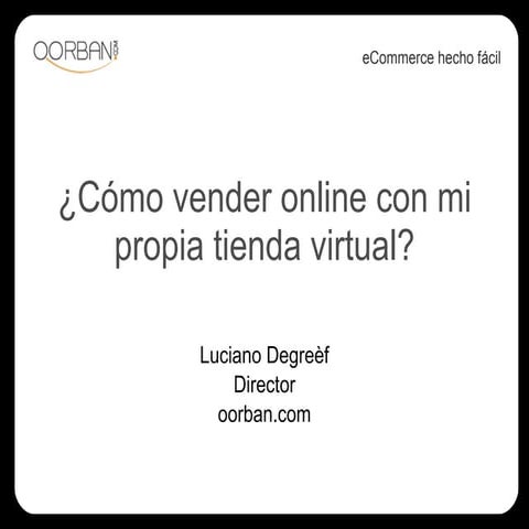 Cómo vender online con mi propia tienda