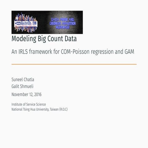 Modeling Big Count Data: An IRLS Framework for COM-Poisson Regression and GAM