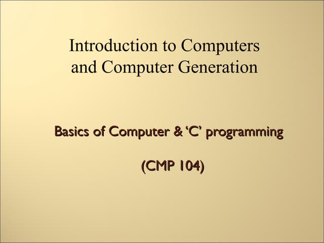 Cmp104 lec 1