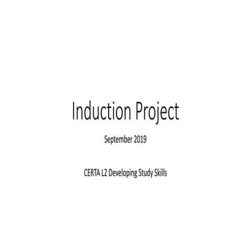 Introductory 3 D art project | PPTX