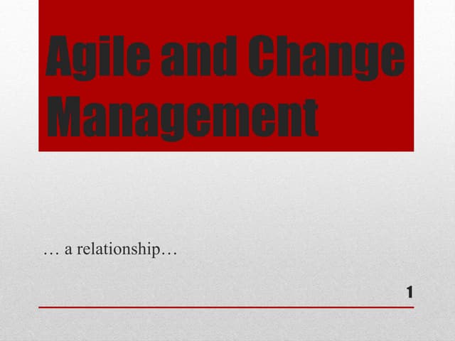 Change Management Professionals October Event