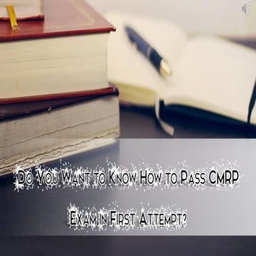 CMRP Schulungsangebot
