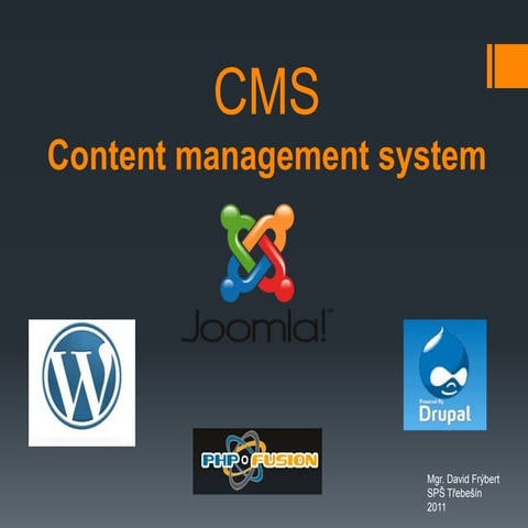 CMS - start presentatation