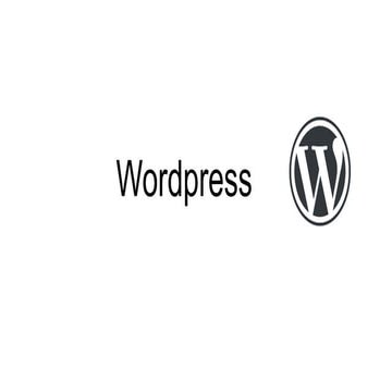Présentation du CMS Wordpress avec des illustrations