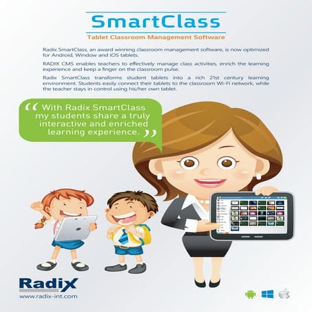 Radix Tablet Classroom Management Softwer