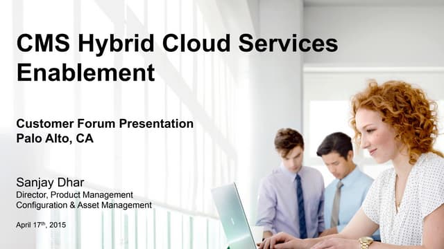 CMS Hybrid Cloud Services Enablement