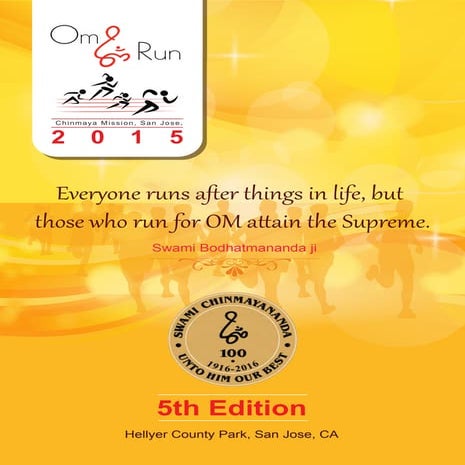 Om Run 2015 Brochure