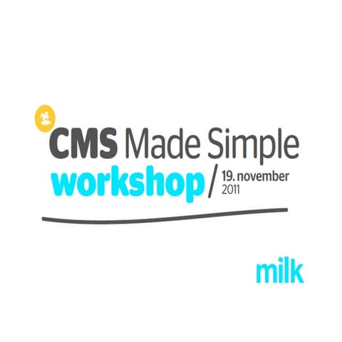 CMS Made Simple workshop