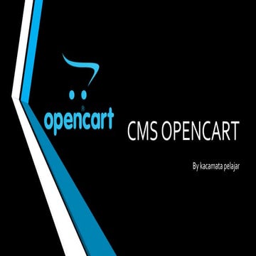 Cms opencart