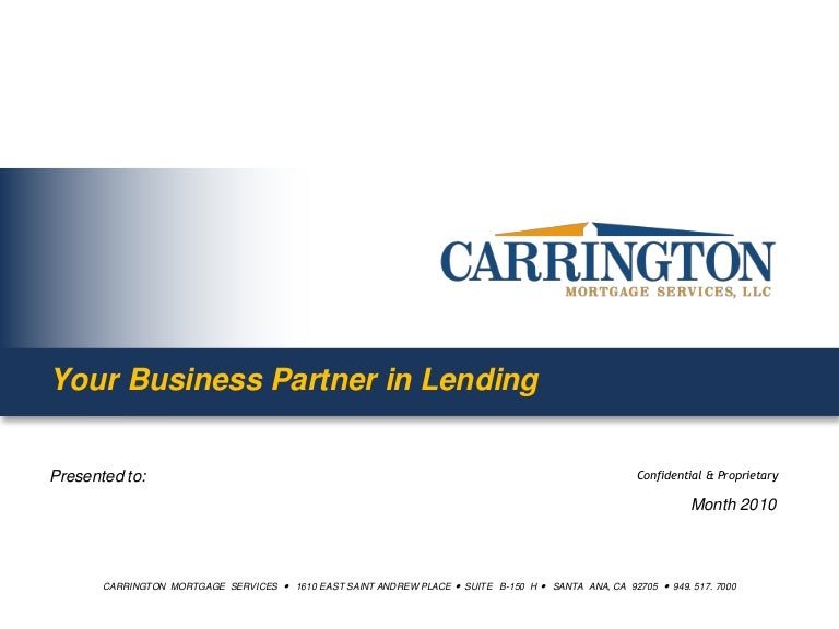 Carrington Mortgage Services