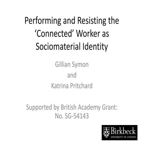 Critical Management Studies 2011 symon and pritchard 2011