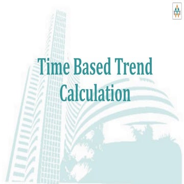 Cmt learning objective 3   time based trend calculation