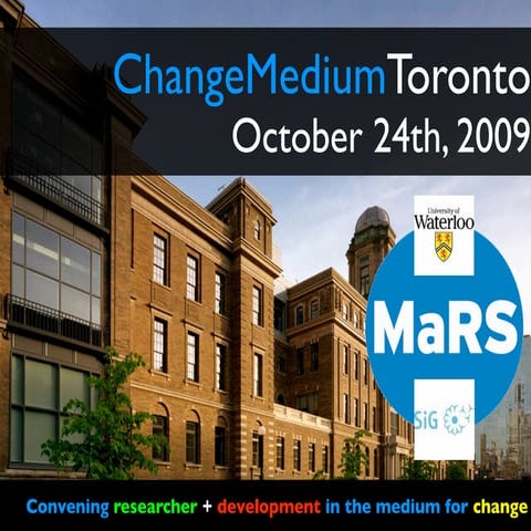 ChangeMedium - #cmToronto intro