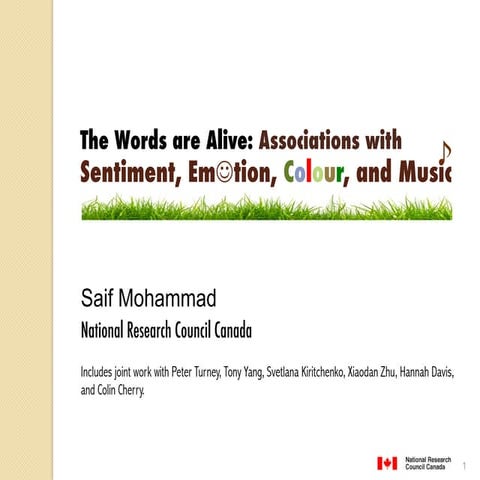 The Words are Alive: Associations with Sentiment, Emotions, Colours, and Music.